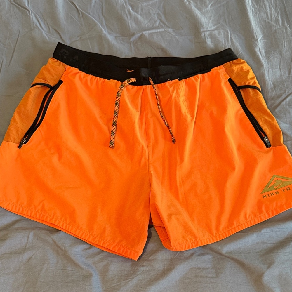 Nike Orange Athletic Shorts